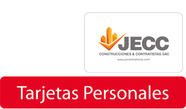 impresion de tarjetas personales